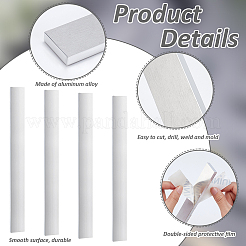 Láminas en blanco de aleación de aluminio anodizado&nbsp;DIY-WH0888-186A