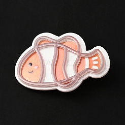 Акриловые заколки крокодил на тему океана&nbsp;LS-OHAR-A009-01H