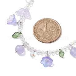 Стекло с ожерельями из малайзийского нефрита NJEW-JN04680-01