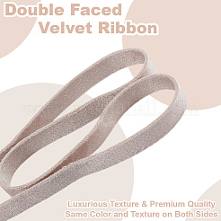 3 рулон двухсторонней бархатной ленты OCOR-DR0001-08B