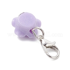 Цветочные акриловые подвесные украшения HJEW-JM04013-02