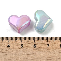 Светящиеся и УФ-покрытые непрозрачные акриловые бусины&nbsp;OACR-B031-27