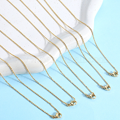 Комплект из 10 латунной цепочки-цепочки MAK-BBC0001-12A