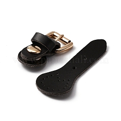 Rindsleder Knebelschnallen zum Aufnähen&nbsp;FIND-WH0114-36B