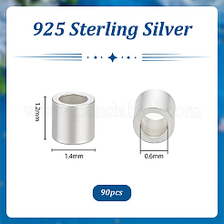 90 pz 925 perline distanziatrici in argento sterling&nbsp;FIND-PH0059-78C