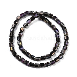 Стеклянные бусины с гальваническим покрытием &nbsp;GLAA-G112-07D