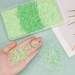 3 стиль прозрачный гальванический дробленый стеклянный крафт&nbsp;GLAA-SC0001-99C