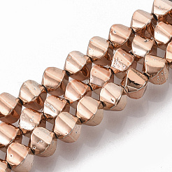 Гальванические немагнитная синтетический гематит бисер пряди&nbsp;G-S365-014