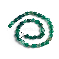 Натуральный зеленый бисер пряди оникс Агат G-D0002-D61