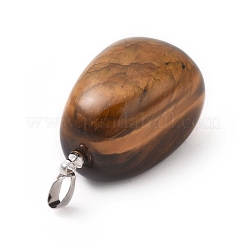 Природных тигровый глаз подвески G-k302-B19