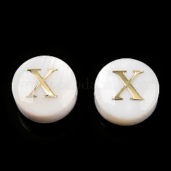 Perles de coquillages naturels d'eau douce&nbsp;SHEL-N036-01X