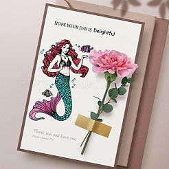 ПВХ пластиковые прозрачные штампы DIY-WH0631-0107