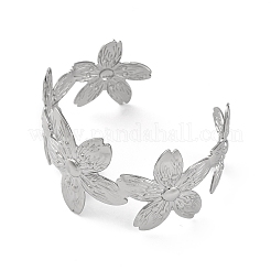 Браслеты-манжеты из нержавеющей стали 304 для женщин BJEW-G729-05P