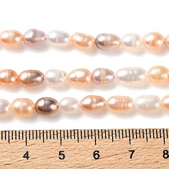 Fili di perle di perle d'acqua dolce coltivate naturali&nbsp;PA-CBABE82-01B