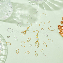 64шт 8 стильных латунных соединительных кольца&nbsp;KK-BC0009-43