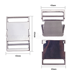 Спусковые боковые пряжки&nbsp;PALLOY-NB0001-41