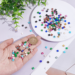 200 pièces 10 couleurs perles de rocaille en verre à 2 trous&nbsp;SEED-HY0001-26B