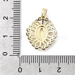 Ottone micro spianare pendenti zirconi&nbsp;KK-P336-01F-G