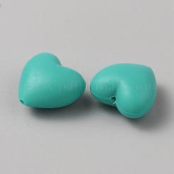 Perles focales en silicone coeur&nbsp;LS-SIL-CJC0001-10J