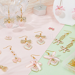 Наборы для самостоятельного изготовления сережек-бантов&nbsp;DIY-SC0031-83