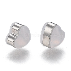 Сердце силиконовые гайки уха SIL-N003-05P