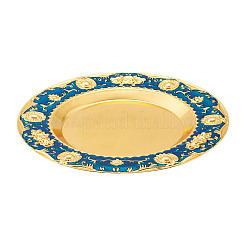 1 шт. железная плоская круглая панель-дисплей для ароматизатора AJEW-MB0001-13A