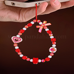 1 шт. акриловые нейлоновые веревочные ремни для мобильных устройств&nbsp;HJEW-LP0002-04