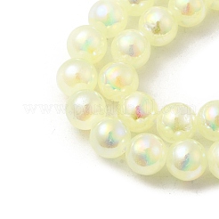 Placage de brins de perles de sélénite naturelle&nbsp;G-G120-A01-01-04