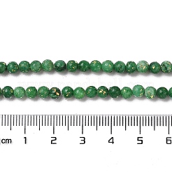 Собранные нити бусин из натурального доломита и синтетического опала&nbsp;G-Q017-G06-01G-1