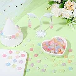 300 шт. Светящиеся акриловые бусины MACR-PA0001-24