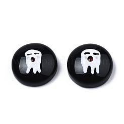 Кабошоны из непрозрачной смолы и эмали на Хэллоуин CRES-N031-013