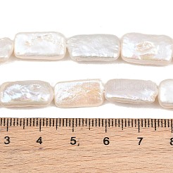 Fili di perle keshi barocche naturali&nbsp;PA-CBAFEE8-16A