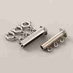 Schiebeverschlüsse aus Edelstahl 304&nbsp;LS-FIND-WH0034-80P-02