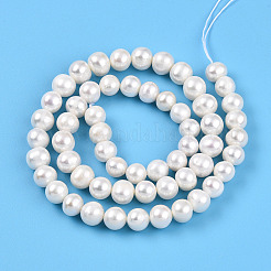 Нити из натурального культивированного пресноводного жемчуга PEAR-N013-07Q