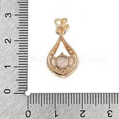 Латунные микро проложить кубического циркония подвески&nbsp;KK-E795-19KCG-01