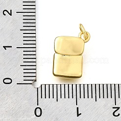 Латунные микро проложить кубического циркония подвески KK-V007-005G-02