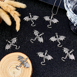 40pcs supports de strass pendentif en alliage de style tibétain&nbsp;TIBEP-DC0001-52