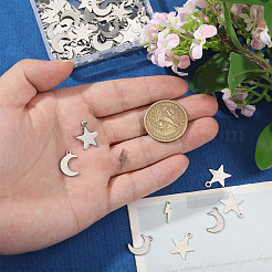 120шт 3 стиля подвески из нержавеющей стали&nbsp;STAS-CA0002-43