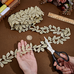 5 ярд кружева из полиэстера в виде листика&nbsp;OCOR-GA0002-44