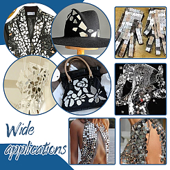 200 шт. зеркальный эффект акриловые пришивные стразы DIY-PH0021-95A