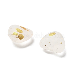 Матовые прозрачные акриловые бусины&nbsp;OACR-F013-10