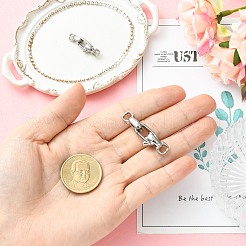 2 Stück 2 Arten Karabinerverschlüsse aus Edelstahl&nbsp;STAS-CJ0003-62