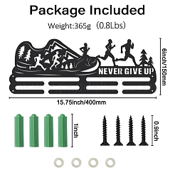 Спортивная тема железная вешалка для медалей настенная стойка для дисплея&nbsp;ODIS-WH0021-566