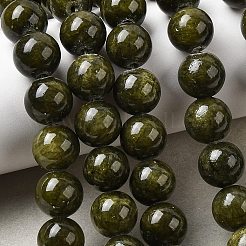 Круглые бусины драгоценного камня SNOW-10D