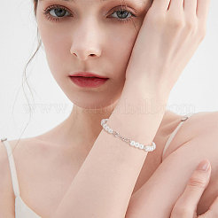 6 шт. 3-х цветные застежки с двойными пружинными кольцами из стерлингового серебра STER-BBC0001-68