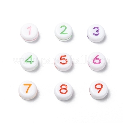 Непрозрачные акриловые бусины &nbsp;SACR-Q100-M034