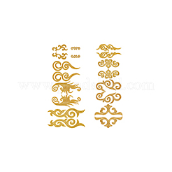 18 шт. 9 стиля полиэстеровая компьютерная вышивка ткань термоприклеиваемые/пришивные нашивки PATC-NB0001-27