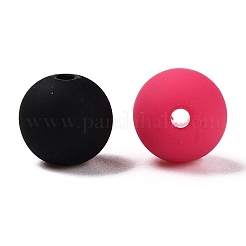 Perline acriliche siliconiche imitate in stile gommato&nbsp;MACR-T048-01C-03