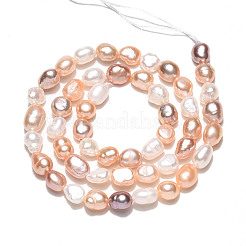Нити из натурального культивированного пресноводного жемчуга PEAR-N014-05N