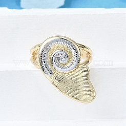 Латунные манжеты для женщин RJEW-G347-09G